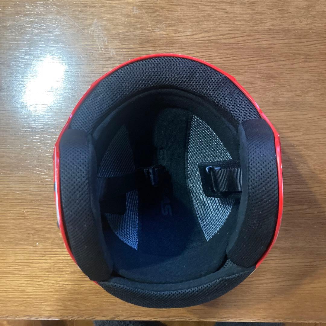 SWANS 赤 ヘルメット