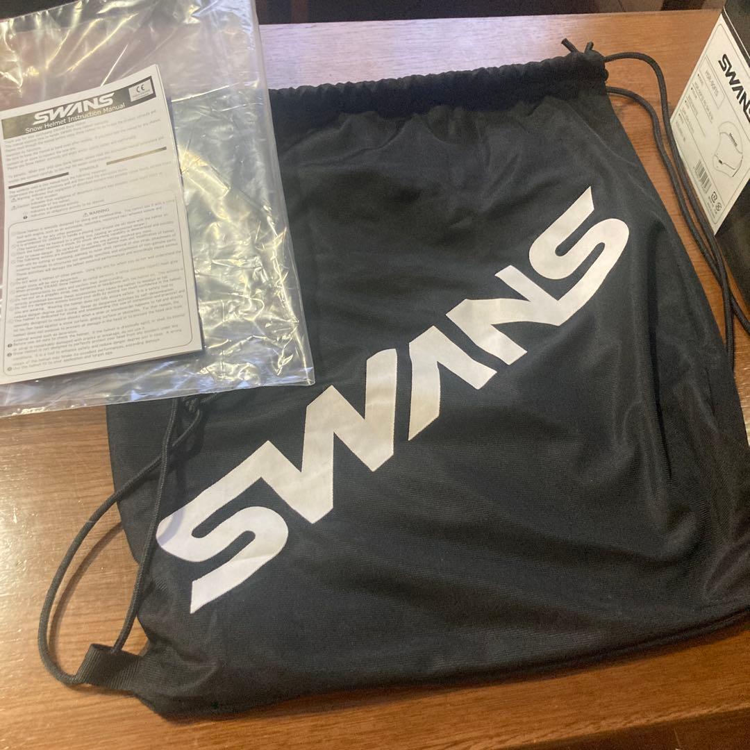 SWANS 赤 ヘルメット