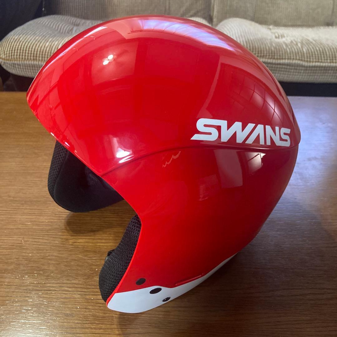 SWANS 赤 ヘルメット