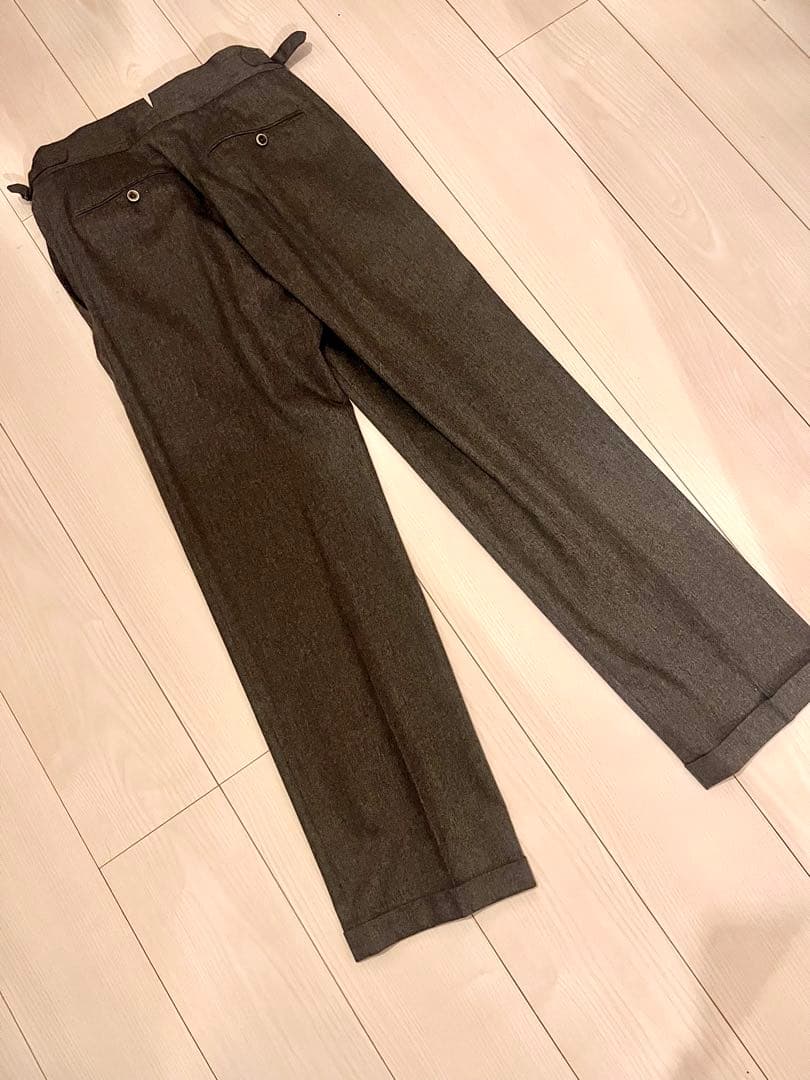 PT TORINO ワイドスラックス フランネル グレー サイズ42