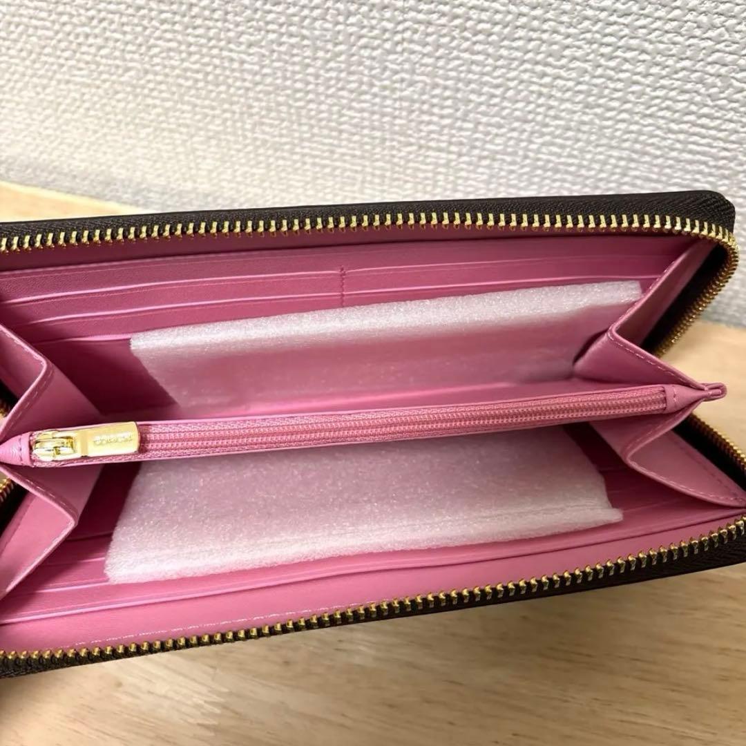 【新品未使用】コーチ COACH 長財布 シグネチャー 花柄 フローラル ピンク