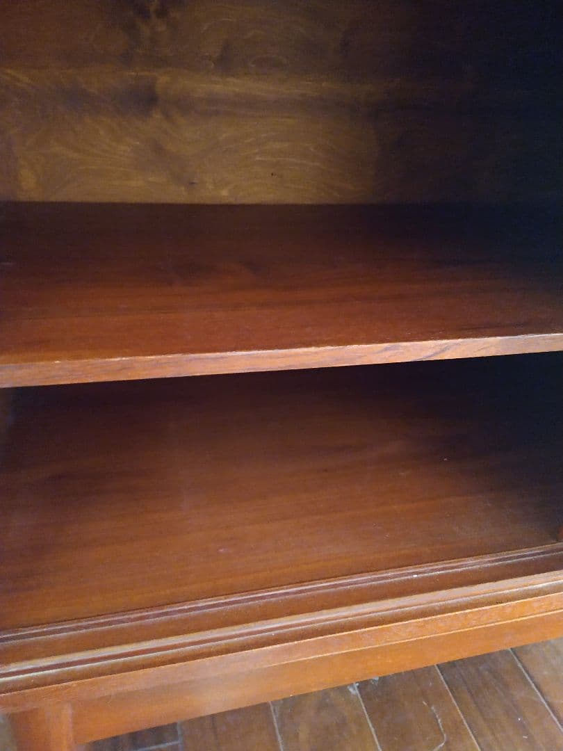 【美品】Johannes Sorth 蛇腹シェルフ チーク ヴィンテージシェルフ