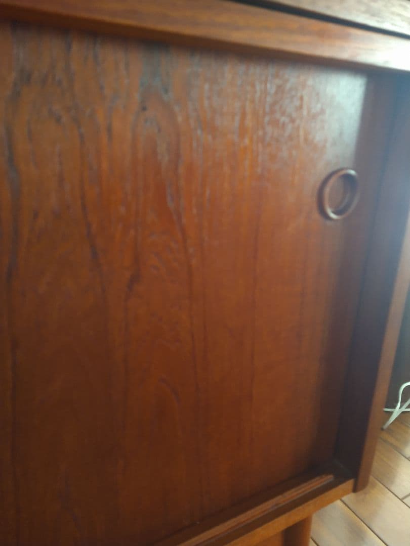 【美品】Johannes Sorth 蛇腹シェルフ チーク ヴィンテージシェルフ