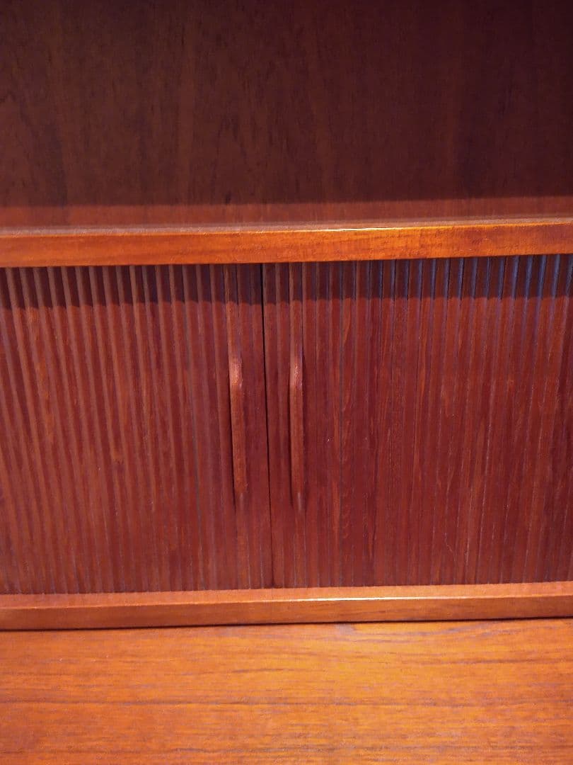 【美品】Johannes Sorth 蛇腹シェルフ チーク ヴィンテージシェルフ