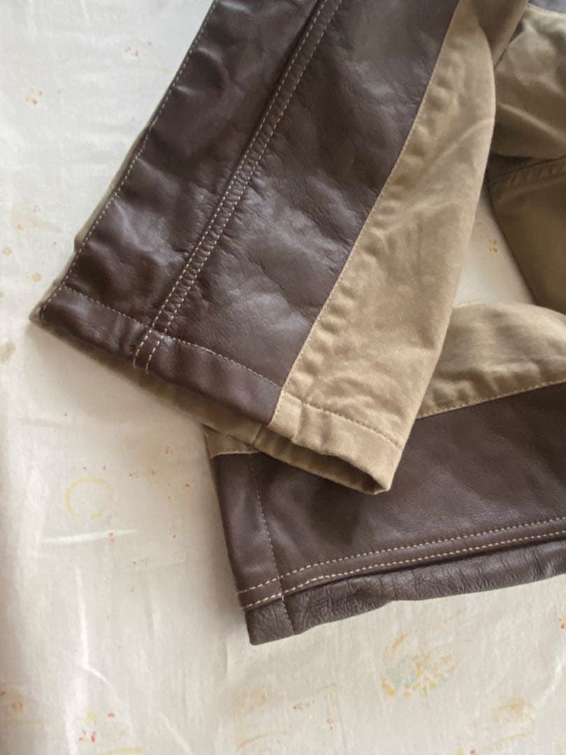 DEGNER デグナー DP-32 XL ライディングパンツ 本革 パッド付