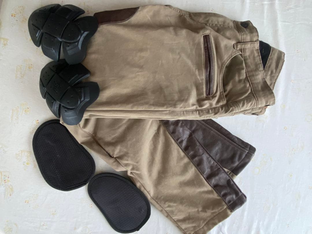 DEGNER デグナー DP-32 XL ライディングパンツ 本革 パッド付