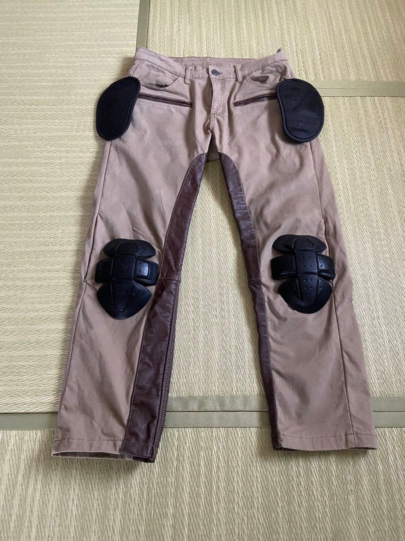 DEGNER デグナー DP-32 XL ライディングパンツ 本革 パッド付