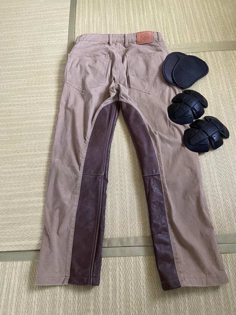 DEGNER デグナー DP-32 XL ライディングパンツ 本革 パッド付