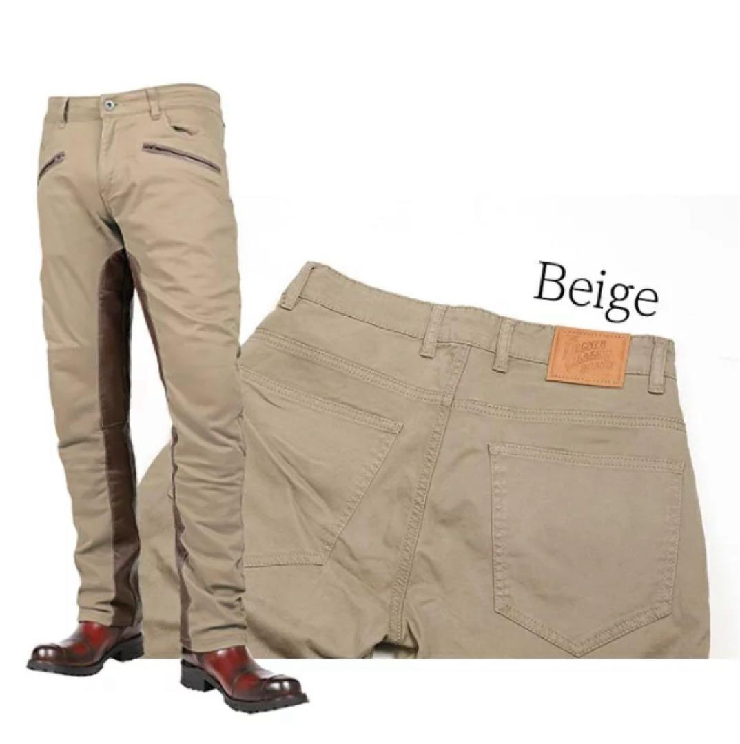 DEGNER デグナー DP-32 XL ライディングパンツ 本革 パッド付