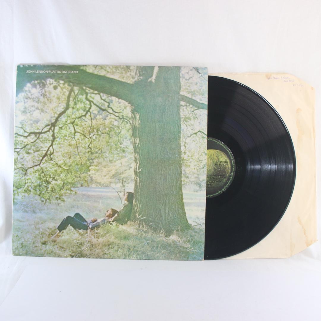 英LP John Lennon Plastic Ono Band UK再発盤