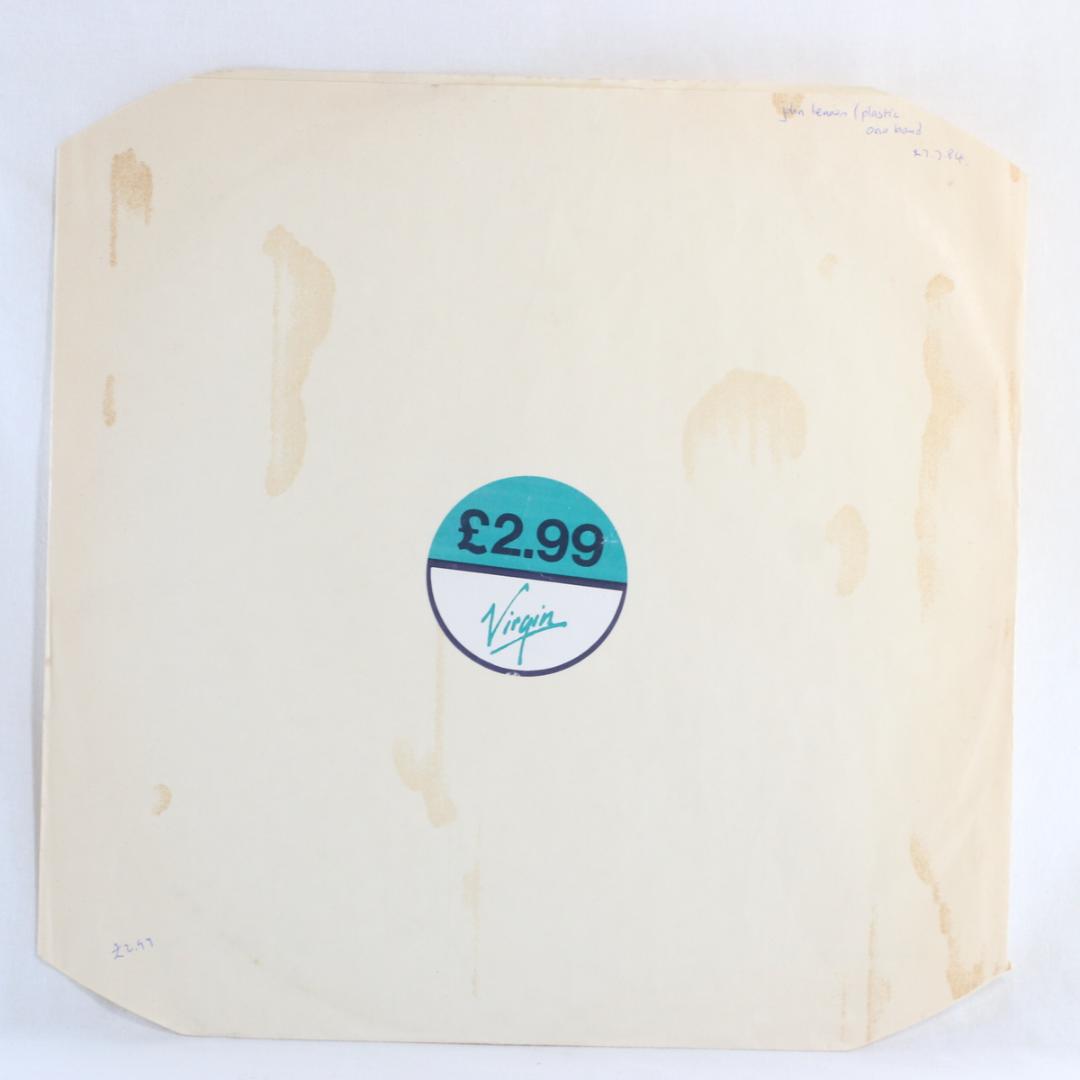 英LP John Lennon Plastic Ono Band UK再発盤