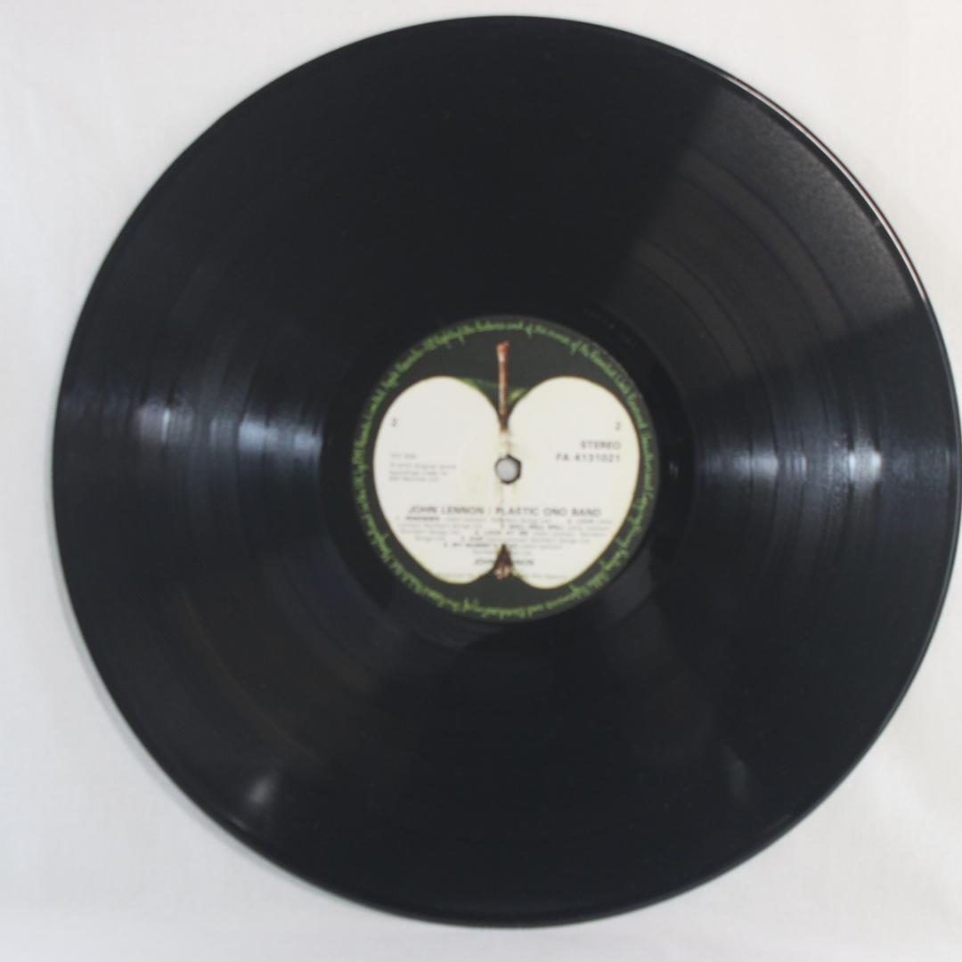 英LP John Lennon Plastic Ono Band UK再発盤