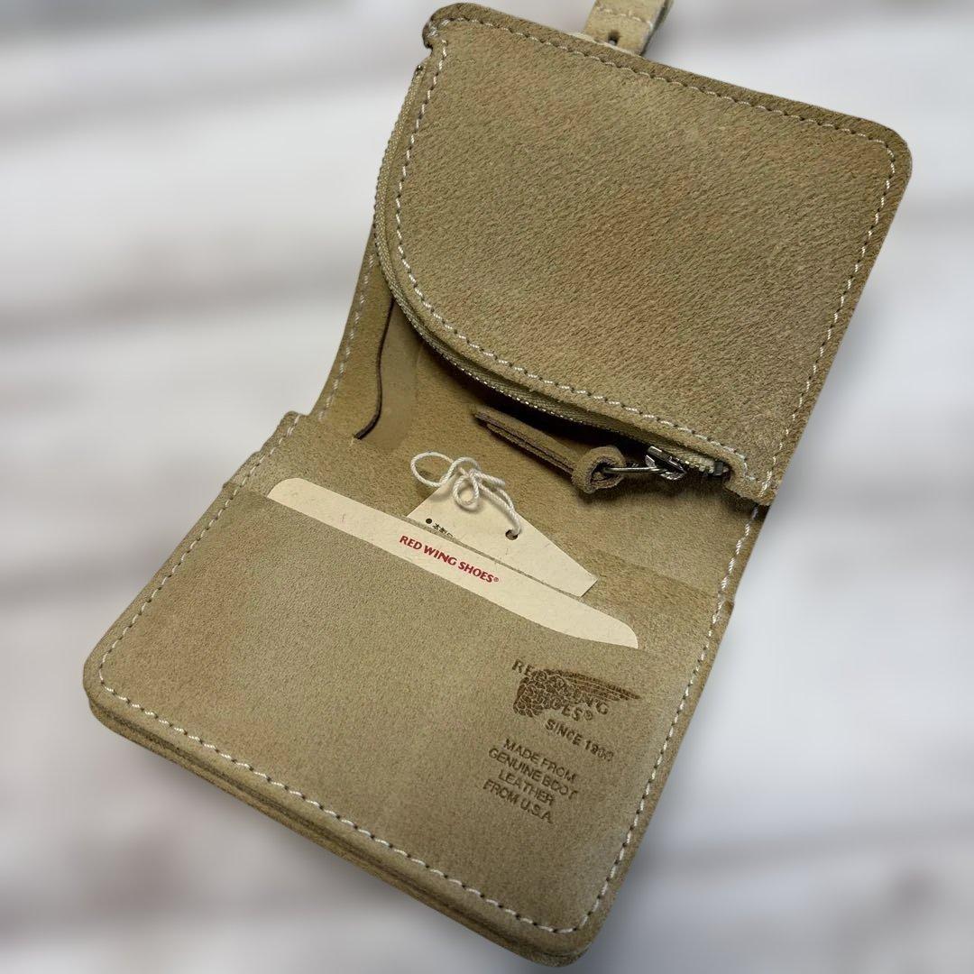 レッドウイング　二つ折り財布　廃盤美品　ベージュ