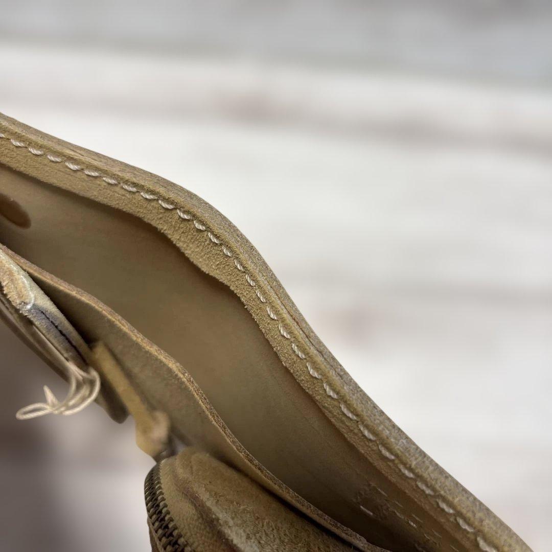 レッドウイング　二つ折り財布　廃盤美品　ベージュ