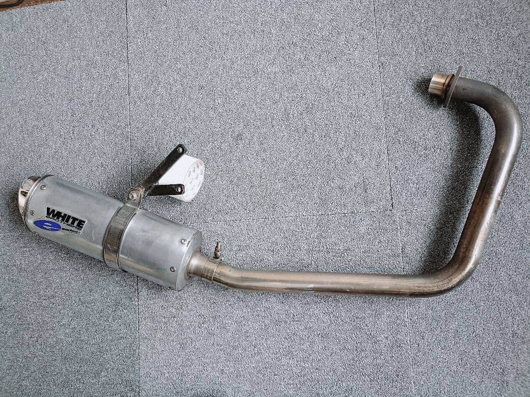 ホワイトブロス製 FTR223 MC34 フルエキダウンマフラー ホンダスパトラ