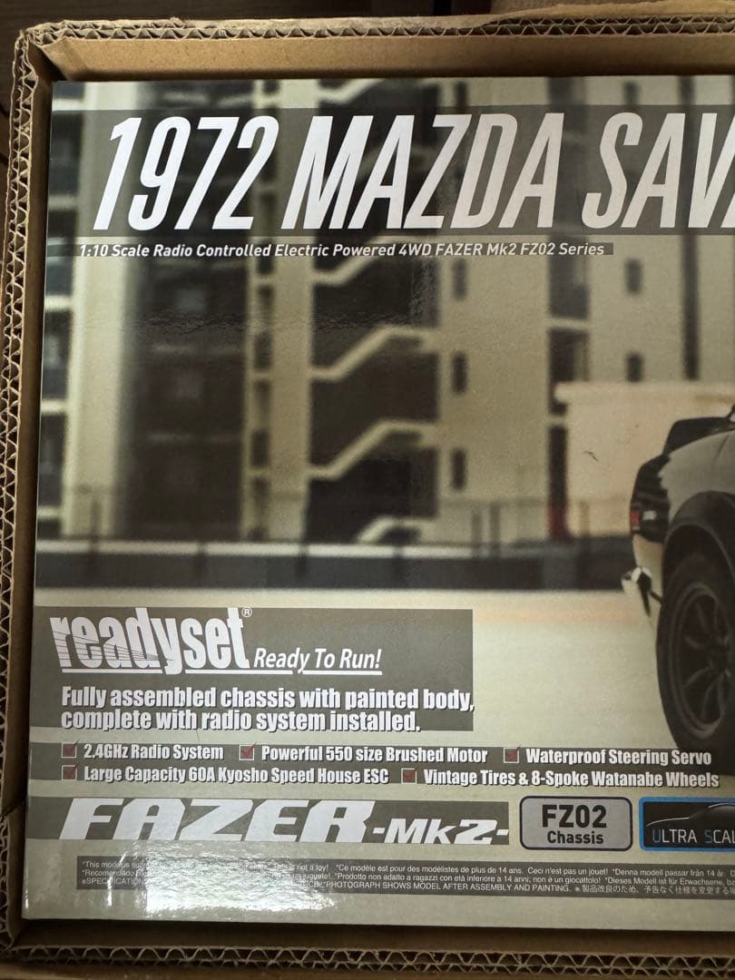 ホビーラジコン Kyosho 1972 MAZDA SAVANNA FAZER Mk.2