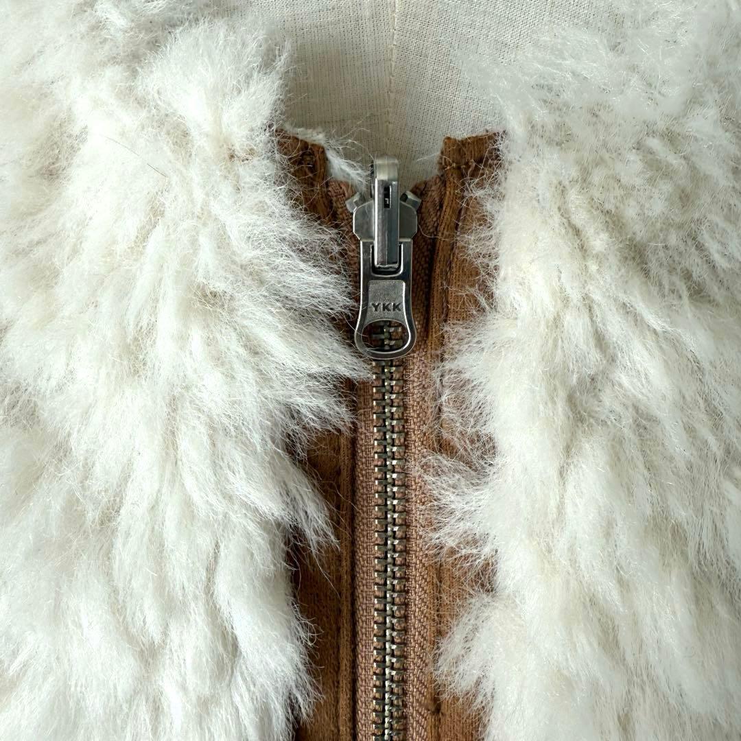 極美品✨ FURFUR ファーファーリバーシブルエコファーブルゾン 24秋冬