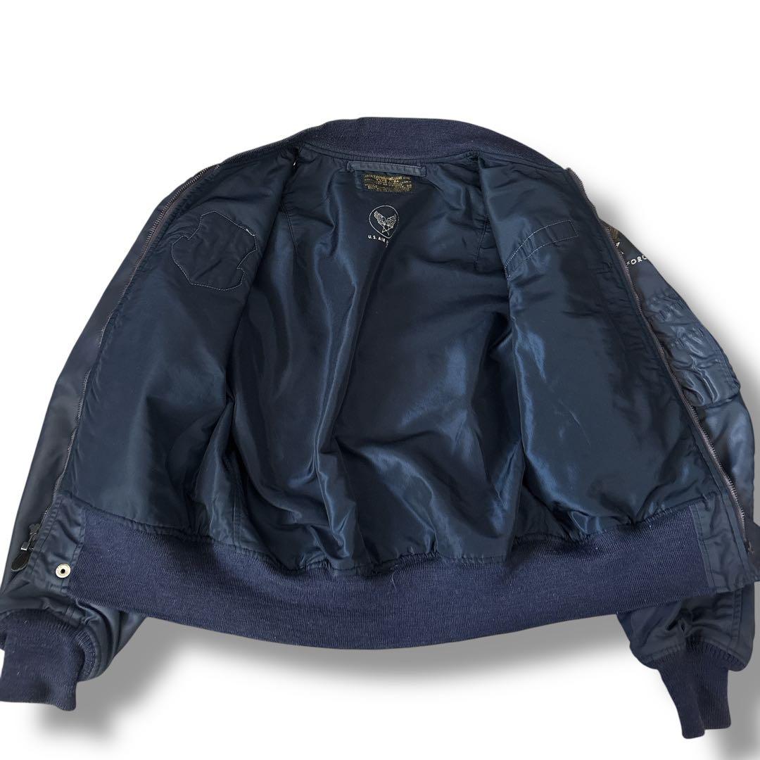 REAL McCOY’S L-2A フライトジャケット ワッペン ネイビー M