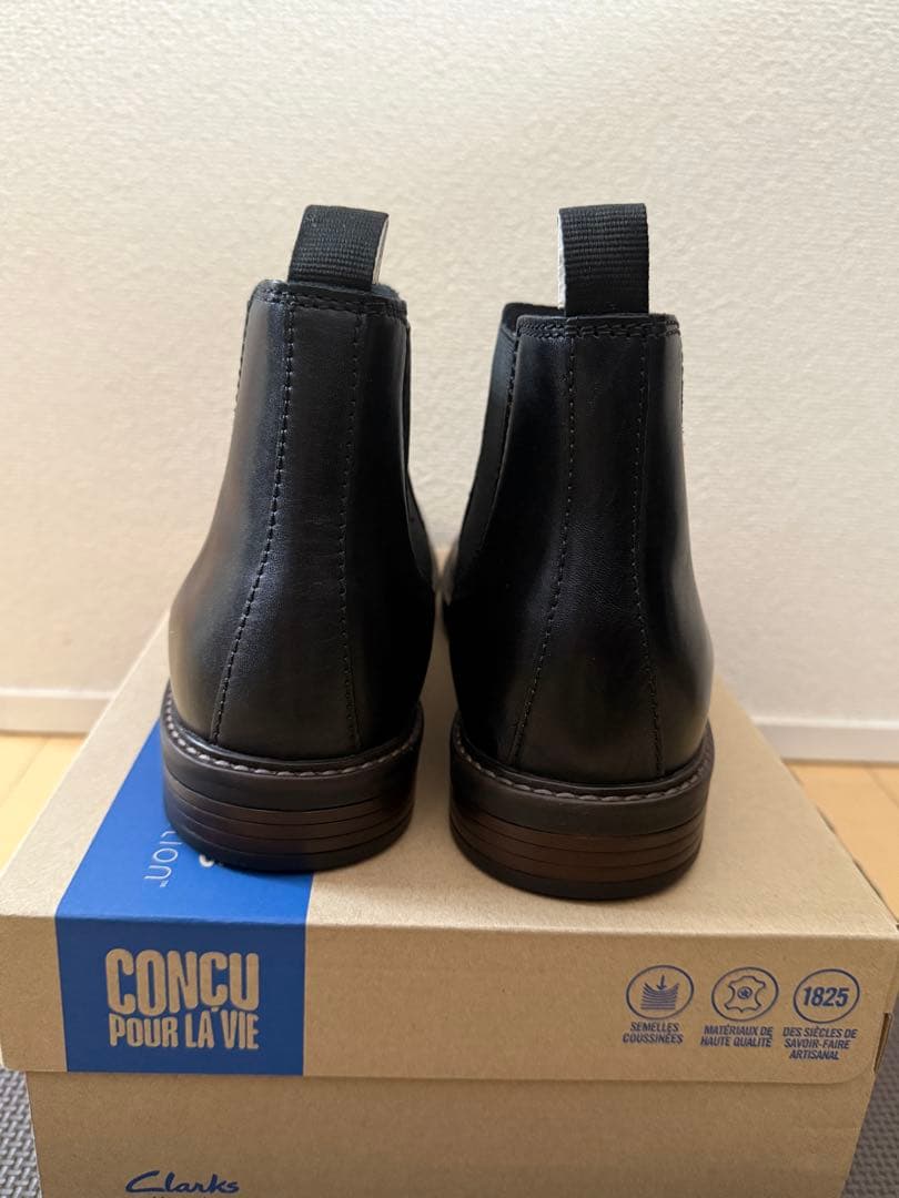 Clarks(クラークス) メンズ ポールソンアップ 本革ブーツ サイドゴア