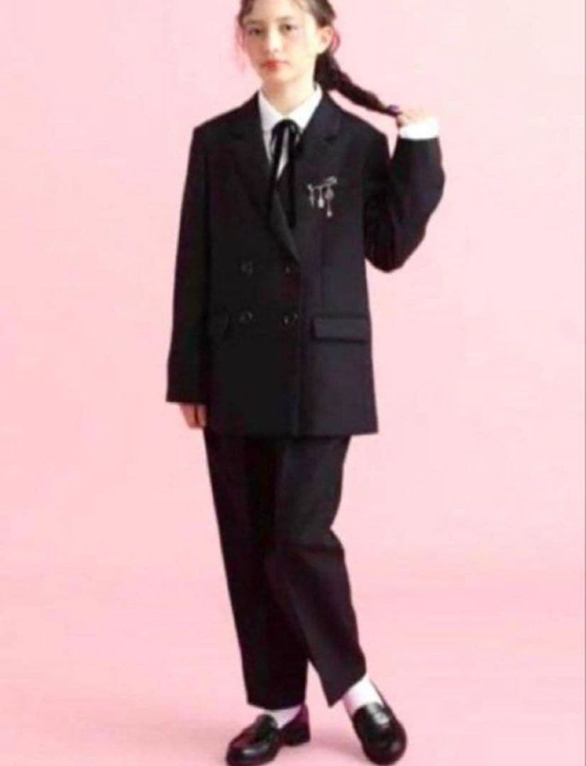 ワルツバイビームスデザイン パンツスーツ 165A 卒服 卒業式 黒