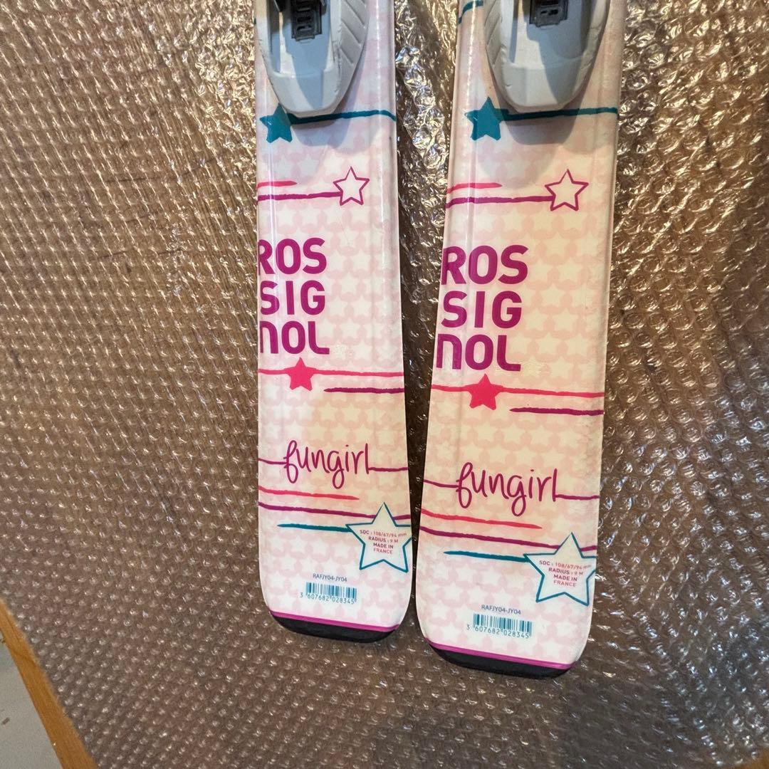 ジュニアスキーセット　ロシニョール　120cm 21-21.5cm ブーツ付