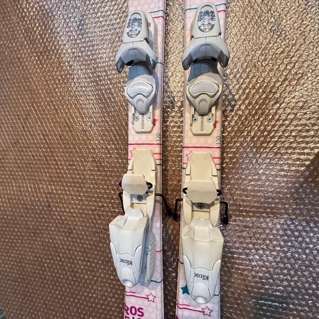 ジュニアスキーセット　ロシニョール　120cm 21-21.5cm ブーツ付