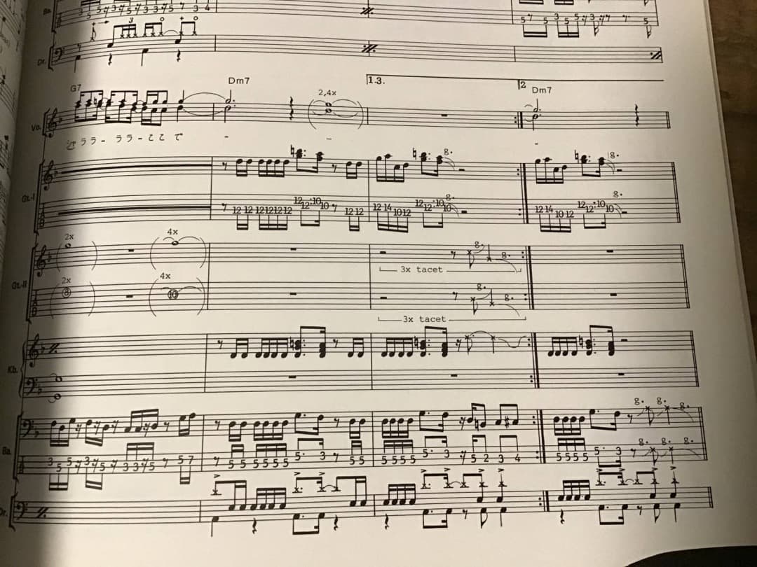 ★楽譜/フライングキッズ/陸の王者への道/タブ譜/バンドスコア