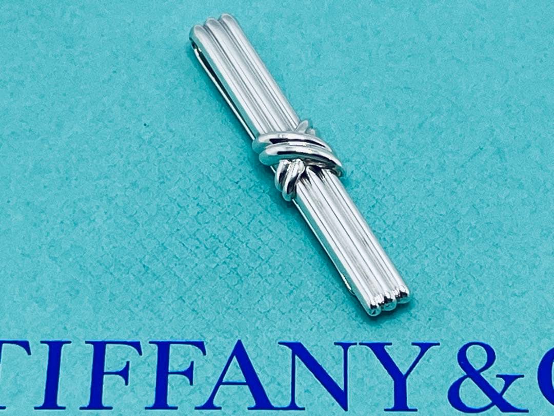c771 美品　ティファニー　1992 シグネチャー　ネクタイピン　925