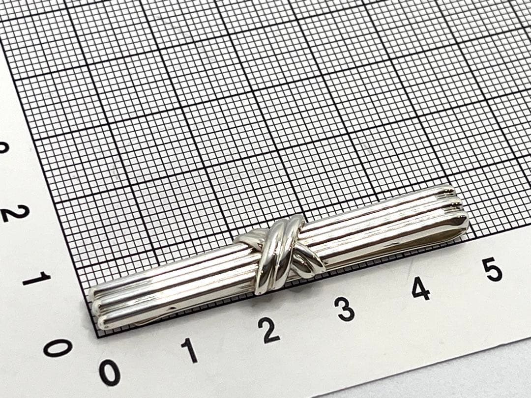 c771 美品　ティファニー　1992 シグネチャー　ネクタイピン　925