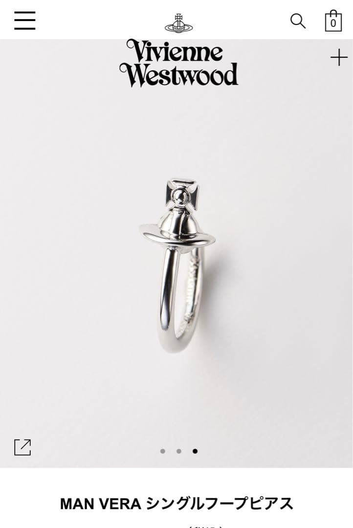値下げ中‼️ 新品未使用 ヴィヴィアンウエストウッド ピアス