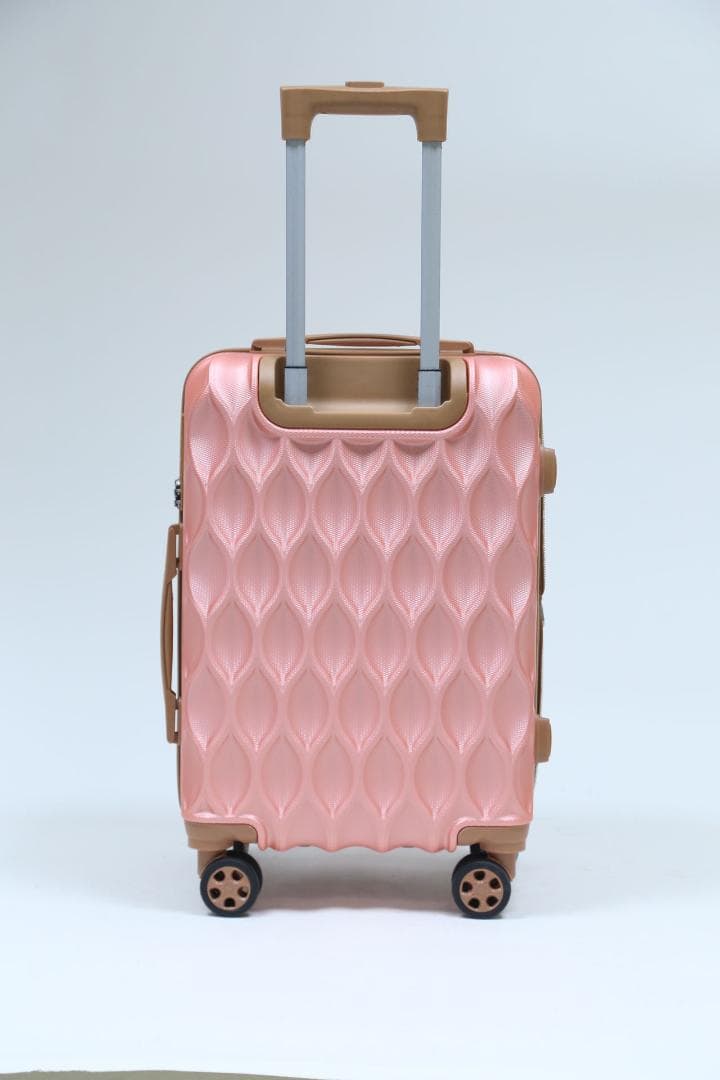 軽量Lサイズ　静音8輪　キャリーバッグ　スーツケース　キャリーケース ピンク