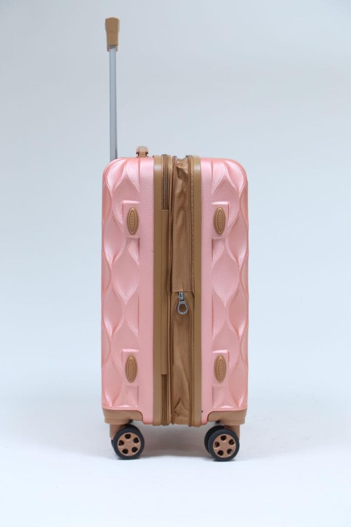 軽量Lサイズ　静音8輪　キャリーバッグ　スーツケース　キャリーケース ピンク