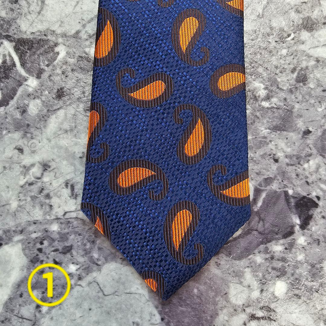 ブルー系 ブランドネクタイ4本セット　第二弾　Drake’s（ドレイクス） など