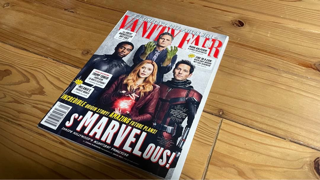 Vanity Fair MARVEL 限定 表紙 雑誌 マガジン