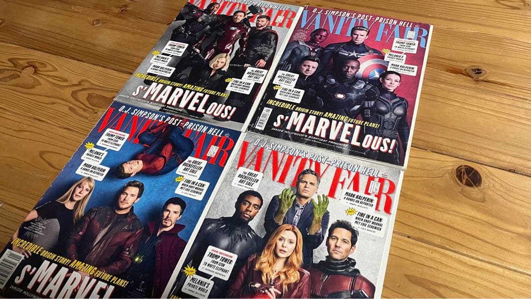 Vanity Fair MARVEL 限定 表紙 雑誌 マガジン