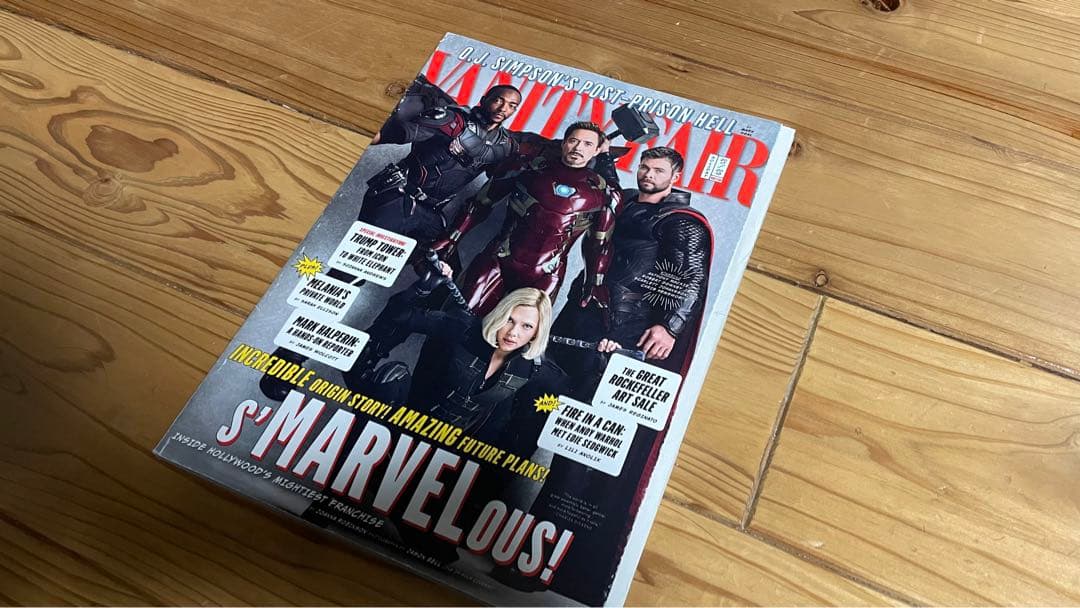 Vanity Fair MARVEL 限定 表紙 雑誌 マガジン
