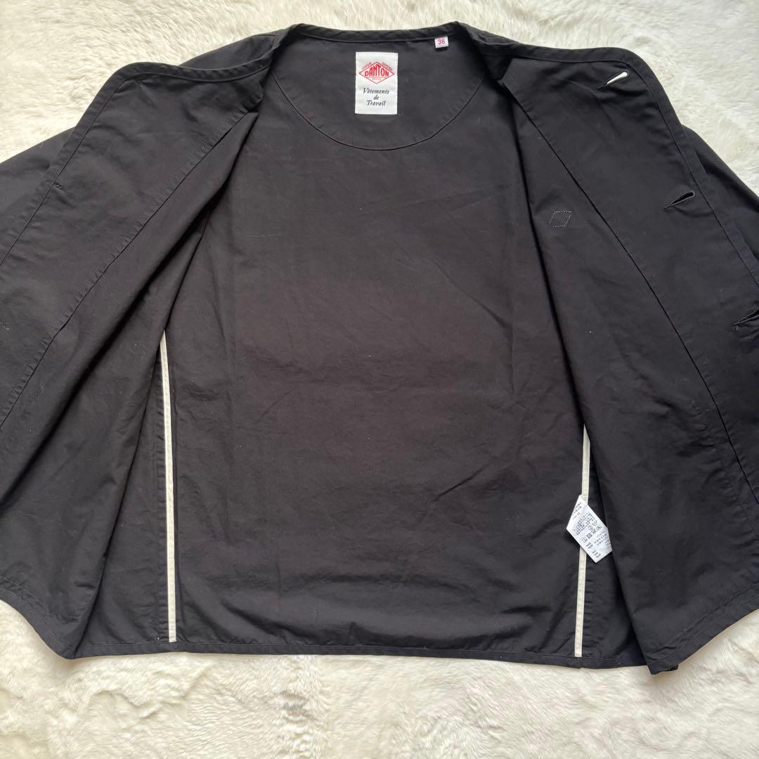 【現行✨2025年】ダントン カラーレスショートジャケット 38