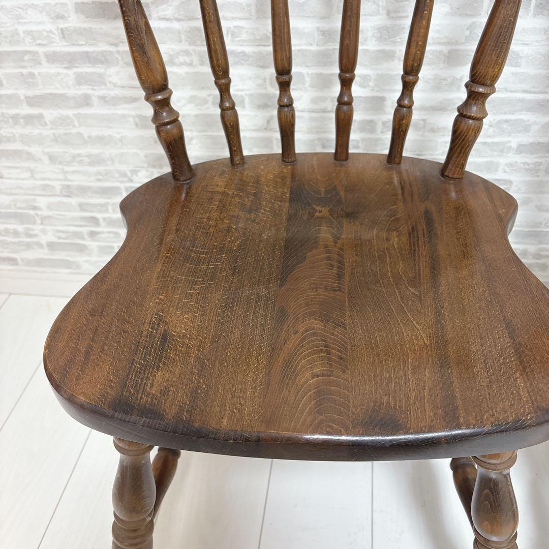 飛騨家具【キツツキ】 ウィンザーチェア ダイニングチェア2脚
