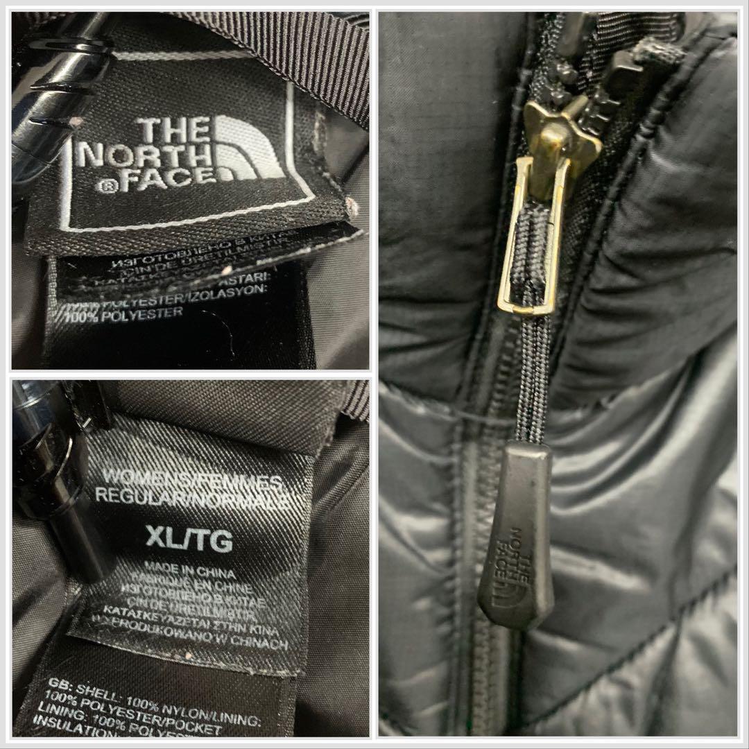 【希少レディース2XL☆海外限定90s】ノースフェイス 中綿ナイロンジャケット