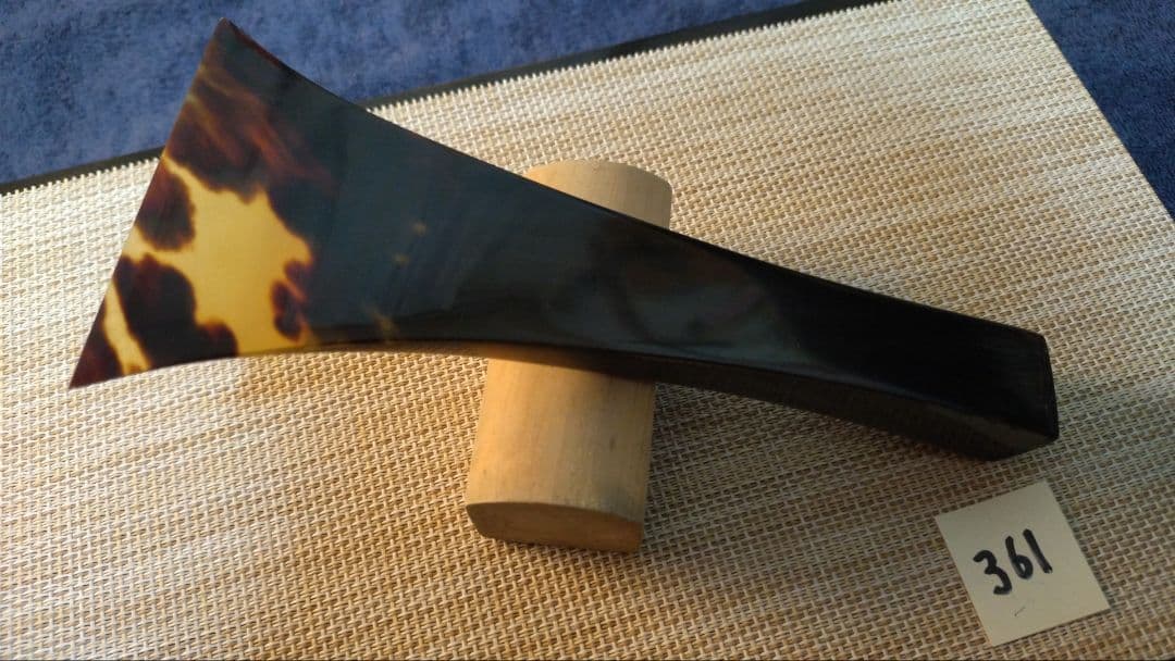 三味線バチ【送料無料】黒水牛天然素材361
