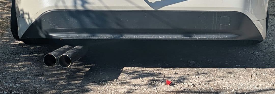 50プリウス 左2本出しマフラー