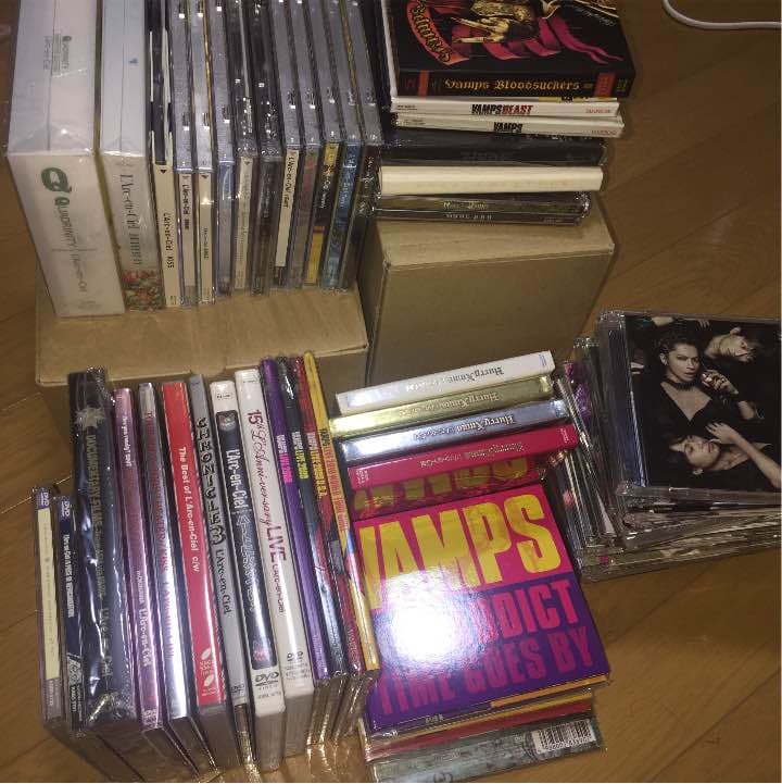 ラルクアンシエル VAMPS HYDE CD&DVD