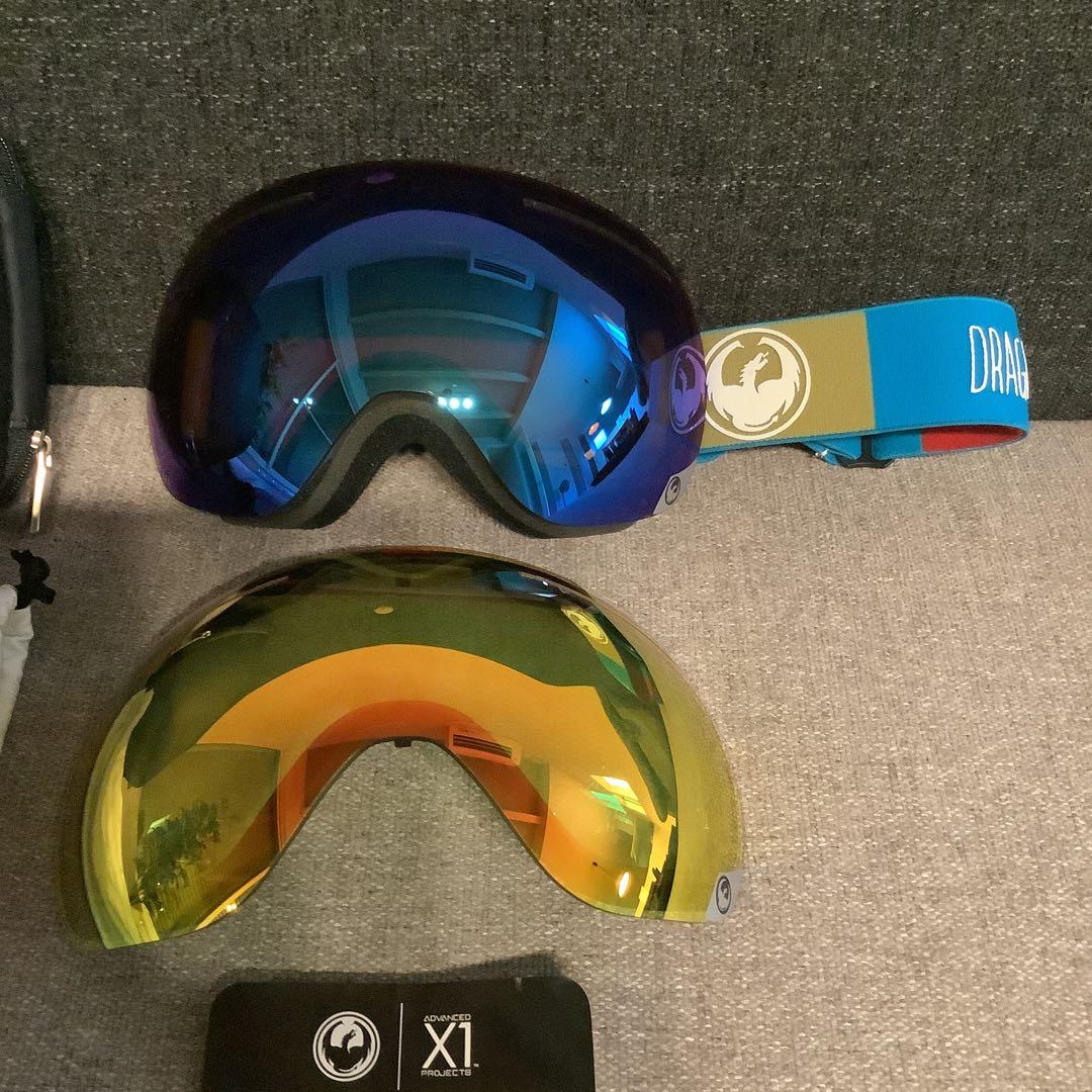 042ドラゴンDRAGON X1　スキースノーボードゴーグル
