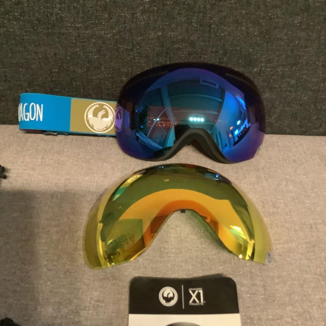 042ドラゴンDRAGON X1　スキースノーボードゴーグル