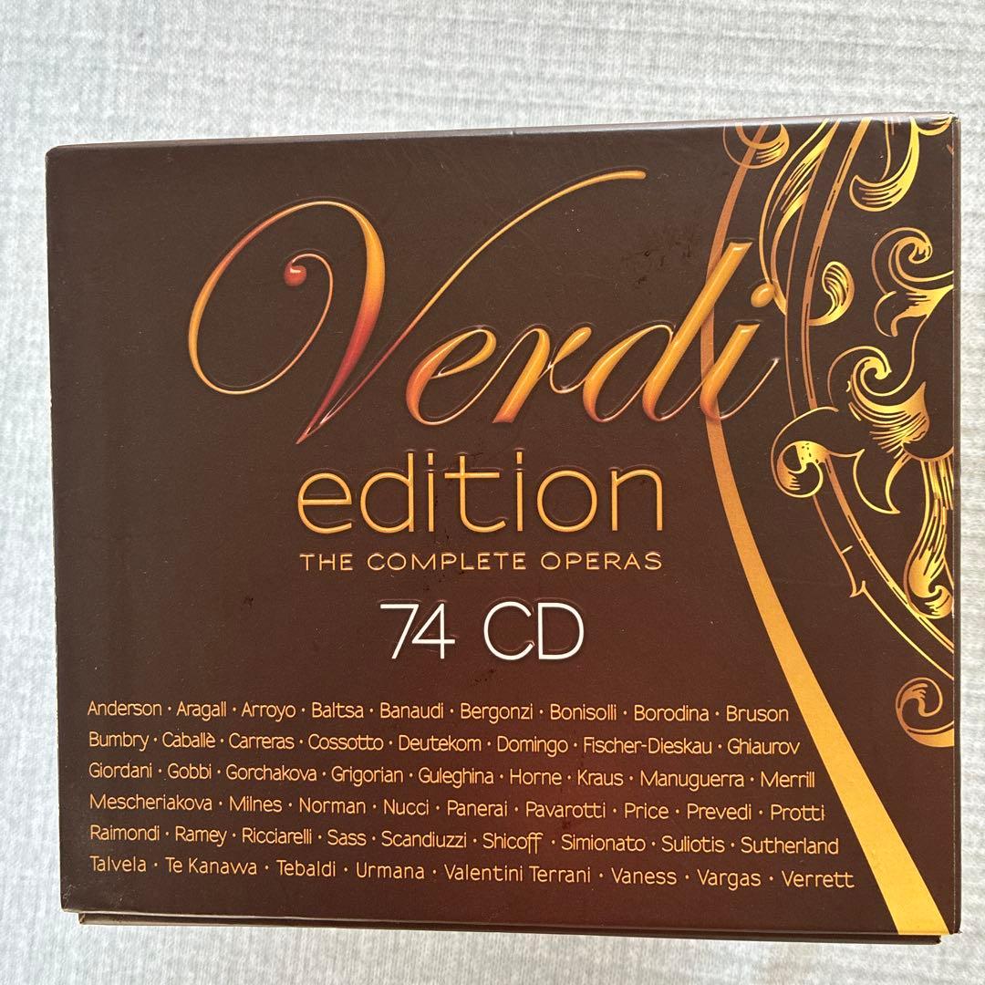 ヴェルディオペラ　ボックスセット　74 CD