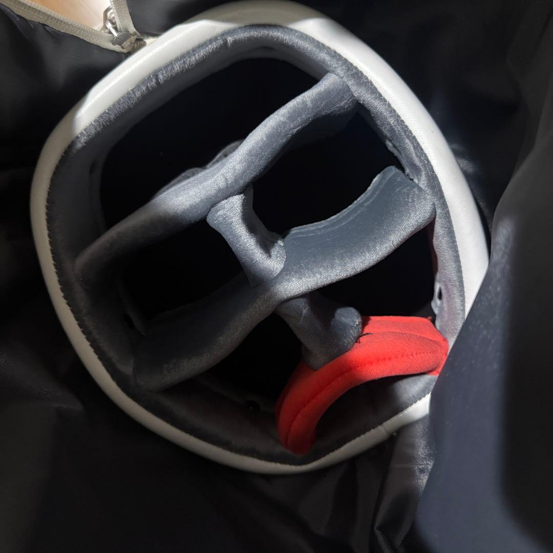 Nike キャディバッグ ゴルフバッグ ホワイト グレー レッド