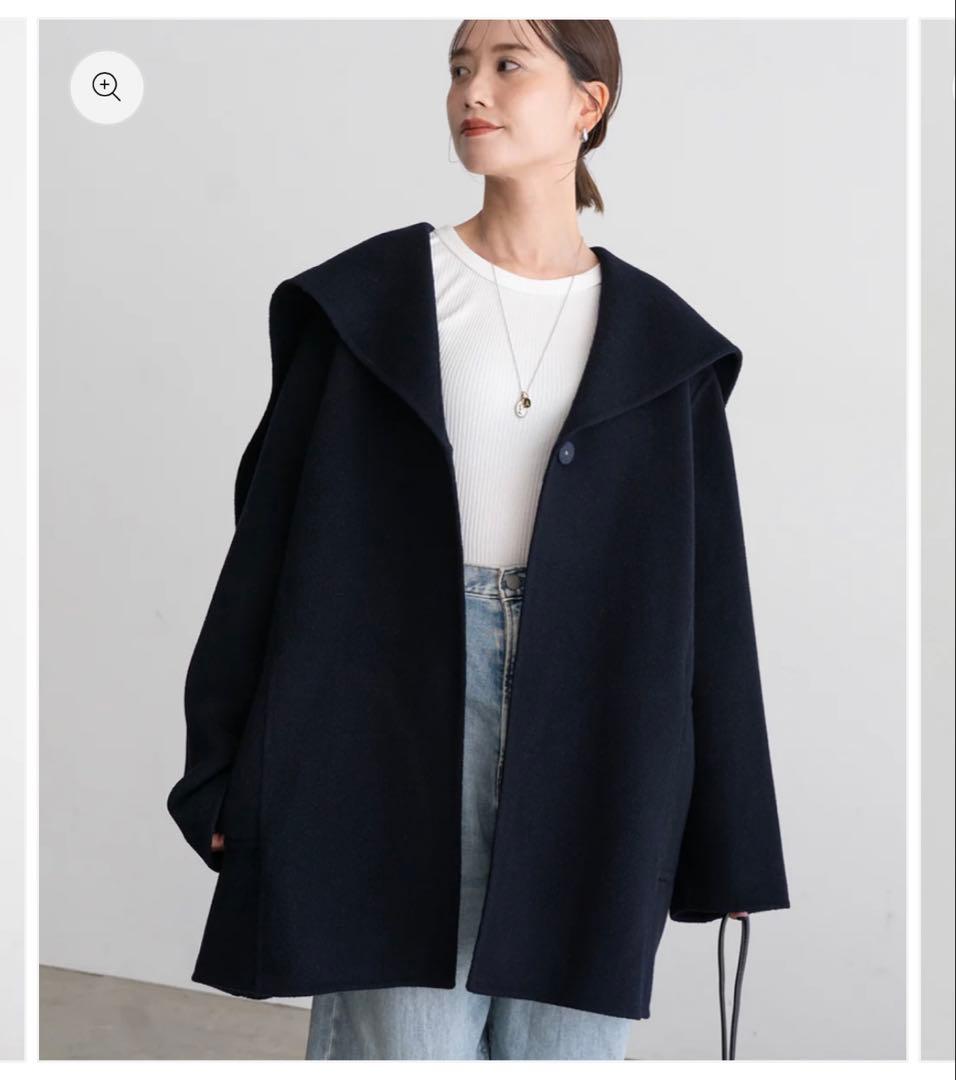 スノードレル　セーラーカラーコート　ネイビー　M