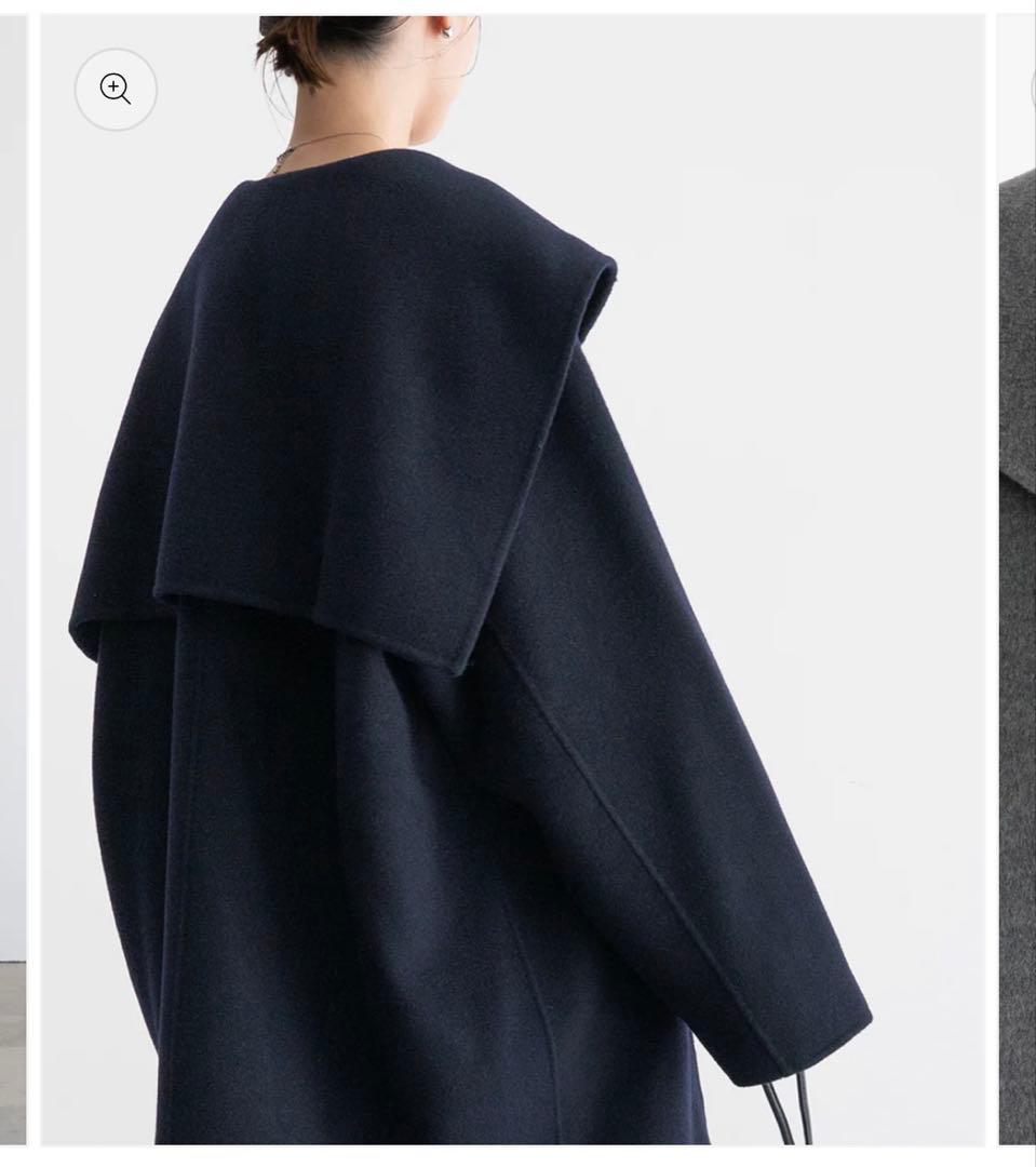 スノードレル　セーラーカラーコート　ネイビー　M