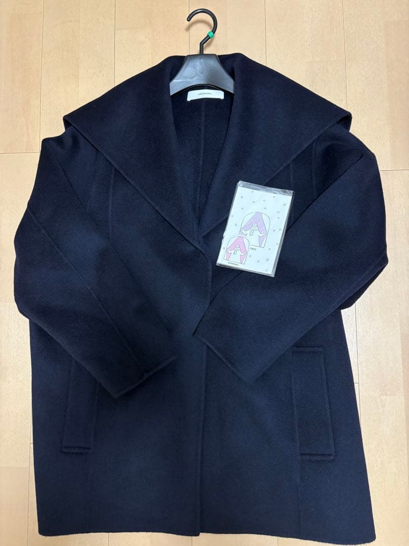 スノードレル　セーラーカラーコート　ネイビー　M
