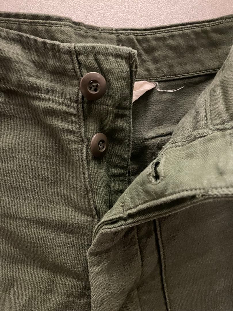 70's 米軍実物 OG-107 フェード感雰囲気最高！ベイカーパンツ W34